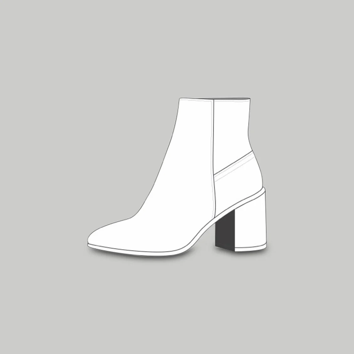 2.5" Pointed Boot Last / Women's - Image 4