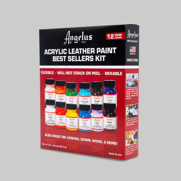 ANGELUS ACRYLIC LEATHER PAINT | BEST SELLERS KIT - Image 3