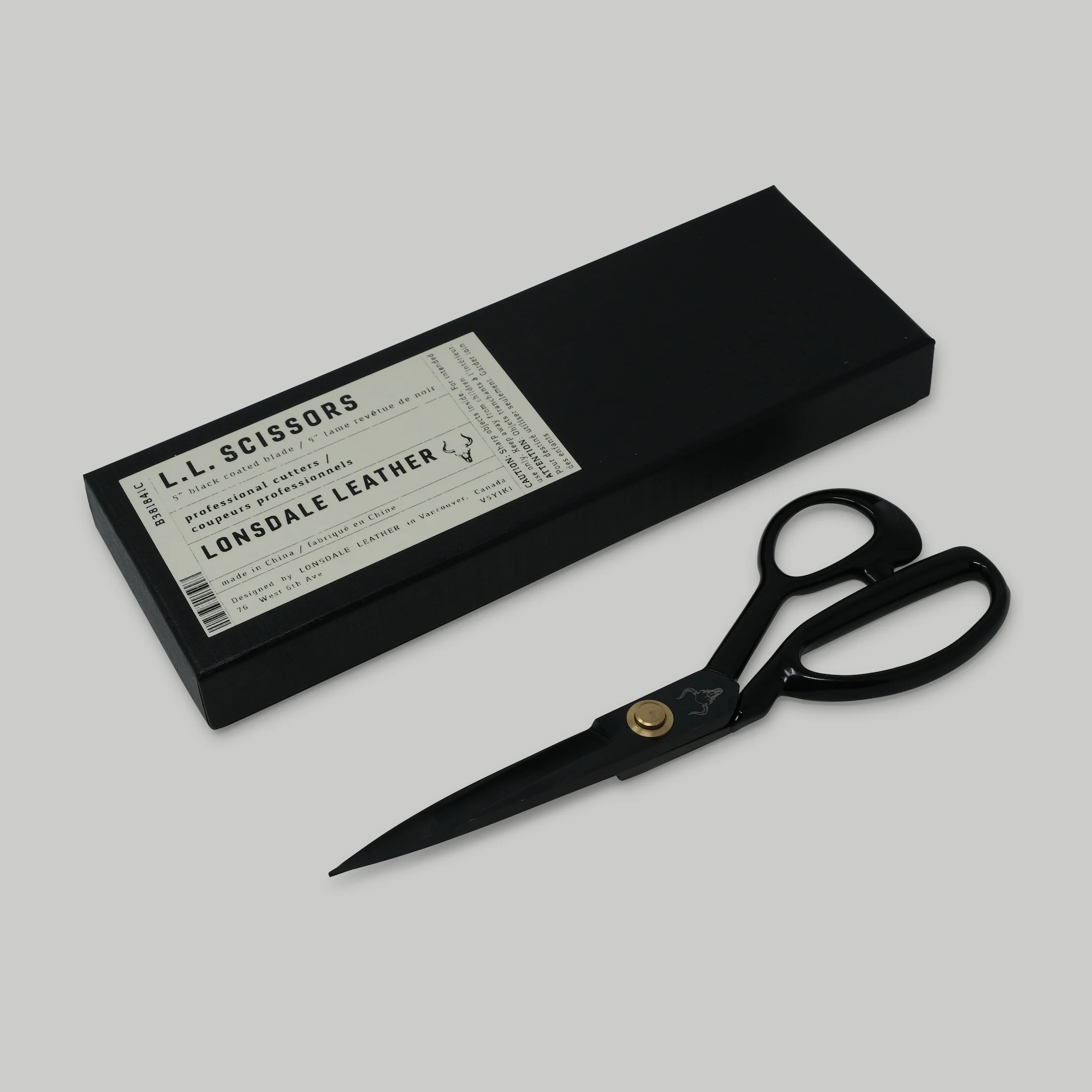 Lonsdale Leather Premium Black Edition Scissors - Image 3