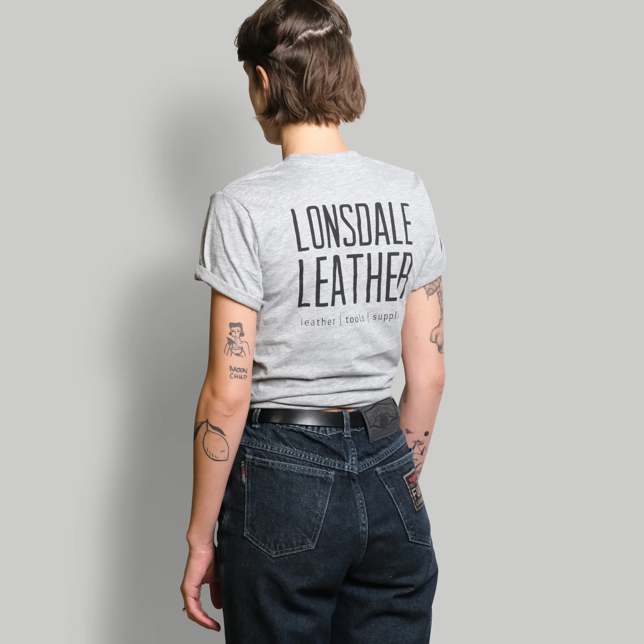 Lonsdale Leather Shop Tee - Image 4
