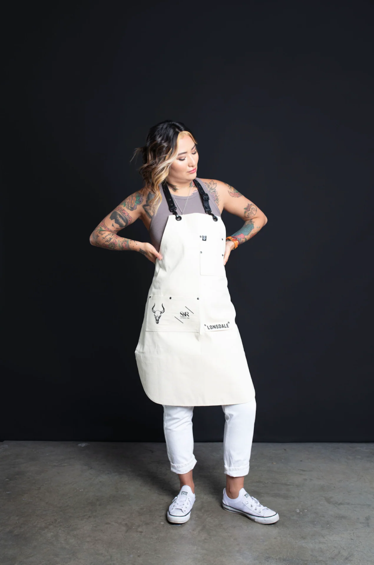 Search & Rescue x Lonsdale Leather Apron - Image 2