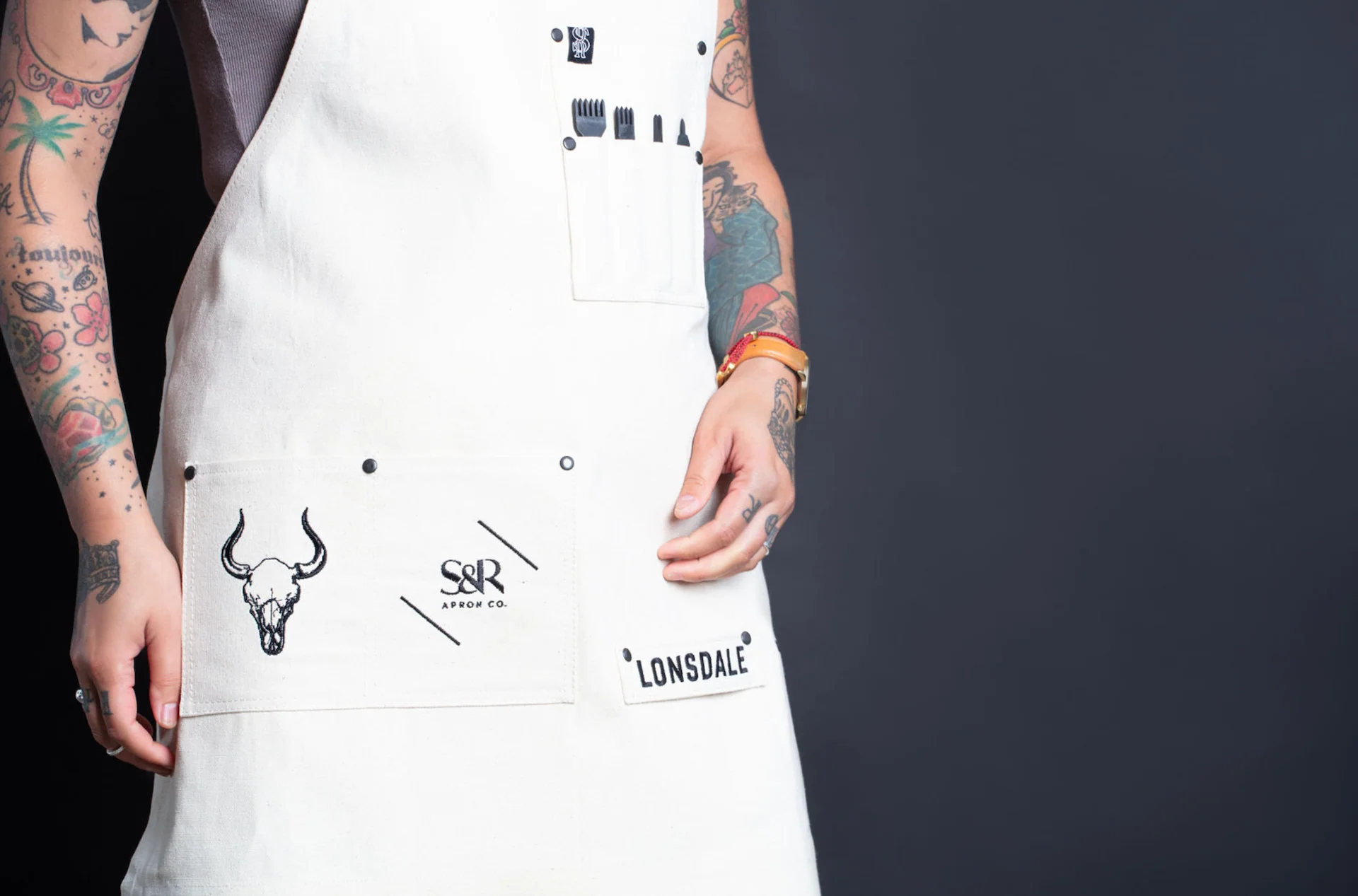 Search & Rescue x Lonsdale Leather Apron - Image 3